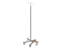 IV Pole, Internally Weighted, Nesting Base, #304 Stainless Steel, 530x530x1400-2300mm