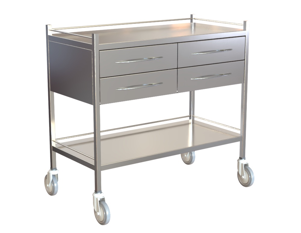 Dressing Trolley-4Drawers-Side by Side-960w