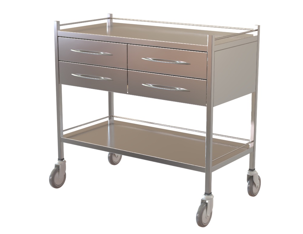 Dressing Trolley-4Drawers-Side by Side-960w