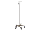 IV Pole – Stainless Steel – Nesting Base – Internally Weighted, Gravity-Feed Adjustable