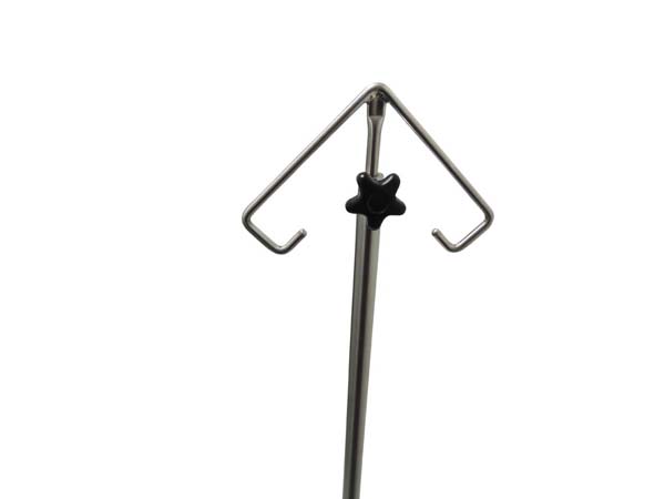 IV Hook – Stainless Steel – 2 Hook Rectangular Rams Head