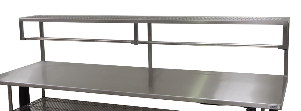 Steripeel Rail – Stainless Steel – Dual-Sided – Removable Wrap Station Accessory