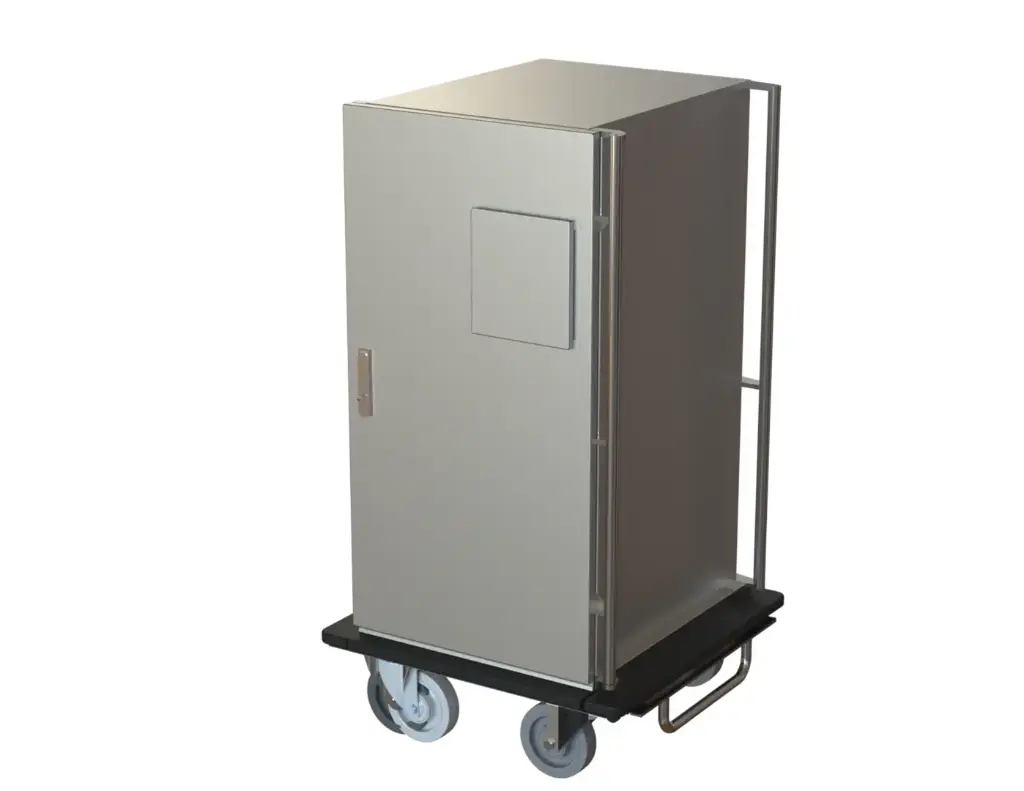 Transport Trolley – Stainless Steel – Trolley Washer Compatible – 3 STU Capacity