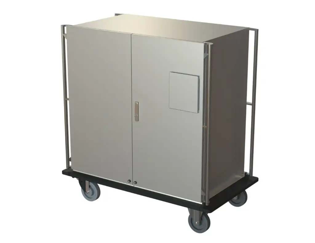 Transport Trolley – Stainless Steel – Trolley Washer Compatible – 9 STU Capacity