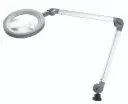 Magnifying Lamp – Aluminium/Plastic – Bench/Floor/Wall Mount – 800 mm Reach 