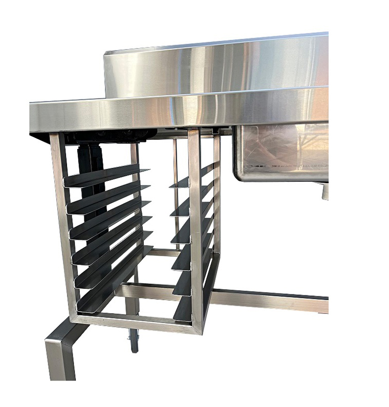 Under Sink Tray Rack – 1 Column, 5-Tray Capacity, Stainless Steel