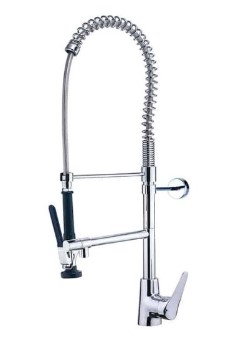 Pre-Rinse Spray Assembly – Stainless Steel – Bench Mounted – Dual Lever & Spout