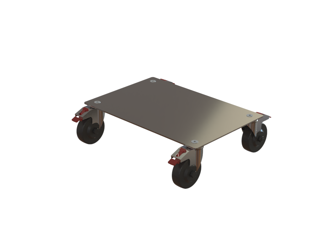 Dolly Trolley – Stainless Steel, 600mm x 400mm 