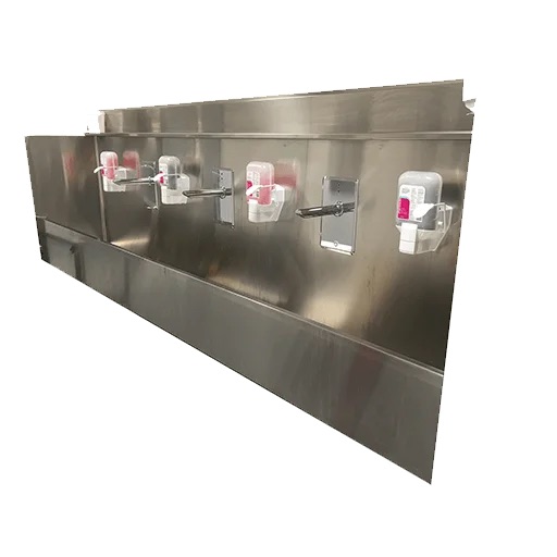 Scrub Sink – Stainless Steel – Theatre Use – 2400mm Wide